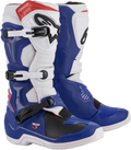 ALPINESTARS Tech 3 Boots Blue/White/Red Sz 11 2013018-723-11