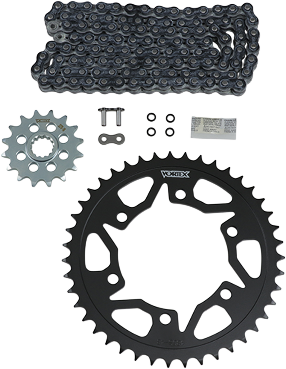 VORTEX Chain Kit - Black - Suzuki - GSX-R 600 CK6402