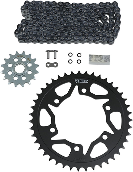 VORTEX Chain Kit - Black - Suzuki - GSX-R 600 CK6402