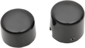 DRAG SPECIALTIES Axle Caps - Black - Rear - '00-'07 Softail FITS 00-07 SOFTAIL W16-0333GB
