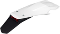 UFO Enduro Rear Fender - with Light - White/Black HU03398040