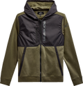 ALPINESTARS Aligned Zip Hoodie - Military/Black - Large 1213510006910L