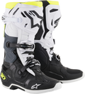 ALPINESTARS Tech 10 Boots - Black/White/Yellow - US 7 2010020-125-7