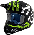 AFX FX-17 Helmet - Attack - Matte Black/Green - 2XL 0110-7183