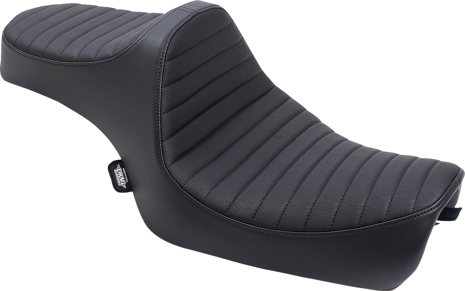 DRAG SPECIALTIES Predator III Seat - Classic Stitch - '04-'22 XL NO RUBBER BUMPERS 0804-0730