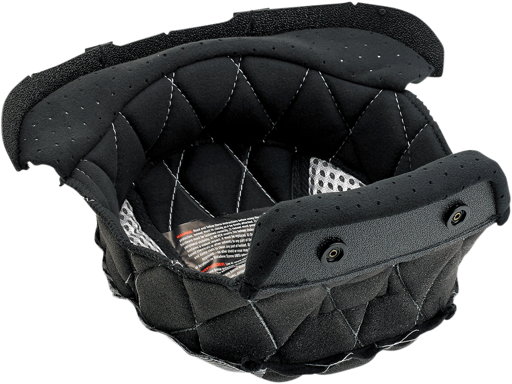 BILTWELL Gringo/Gringo S Liner - Black/Silver - Small 0023-011-5702