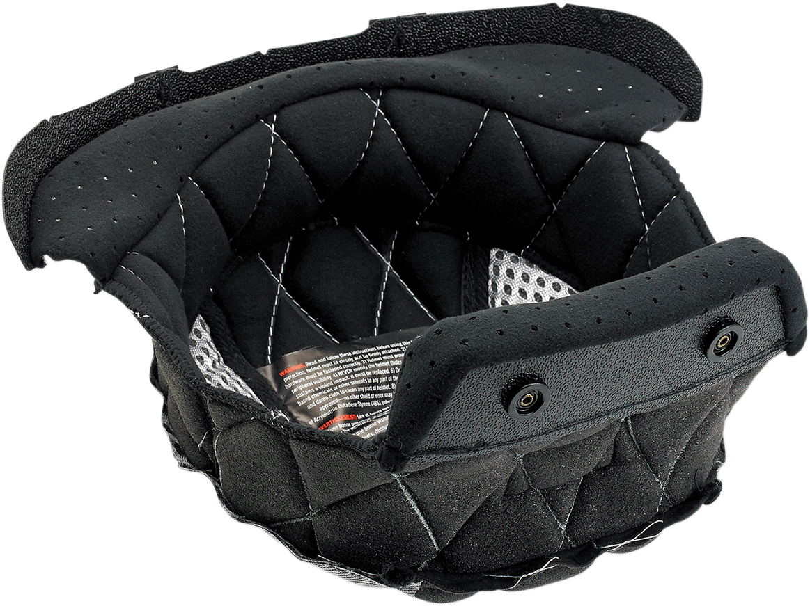 BILTWELL Gringo/Gringo S Liner - Black/Silver - Small 0023-011-5702