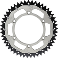 MOOSE RACING Dual Sprocket - Silver - 49 Tooth 1210-808-49-11X