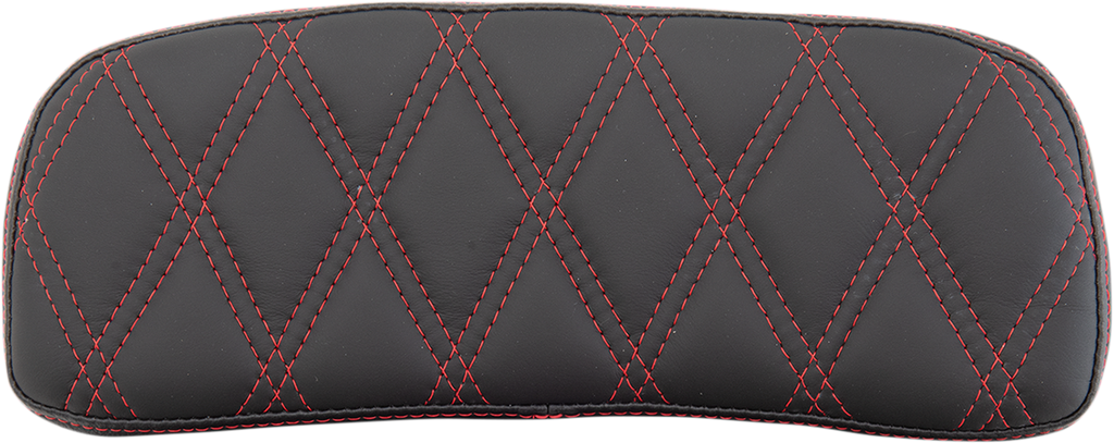 DRAG SPECIALTIES Chopped Tour-Pak Pad - Double Diamond - Black/Red 0822-0434
