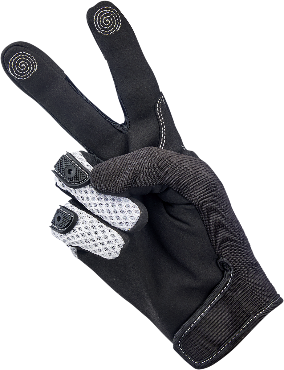 BILTWELL Anza Gloves - White - Small 1507-0401-002