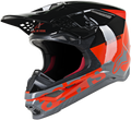 ALPINESTARS Supertech M8 Helmet - Radium - MIPS - Red Fluo/Black/Mid Gray Glossy - XL 8301519-3183-XL