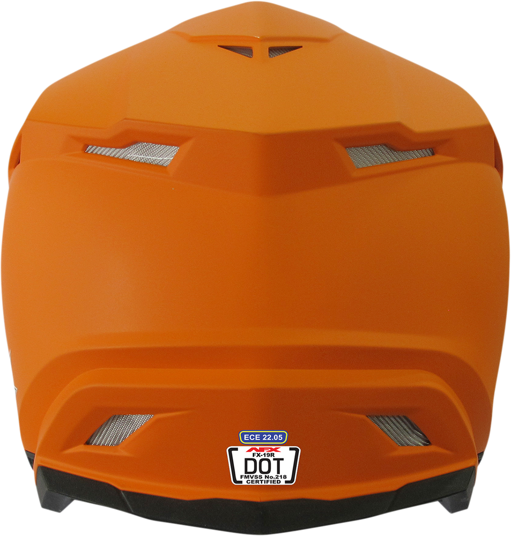 AFX FX-19R Helmet - Matte Orange - Large 0110-7048