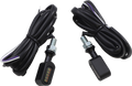 DRAG SPECIALTIES Marker Light - Smoke/Amber - Matte Black L22-6042MBME