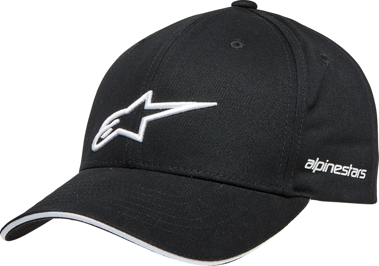 ALPINESTARS Rostrum Hat - Black/White - One Size 1232-81000-1020