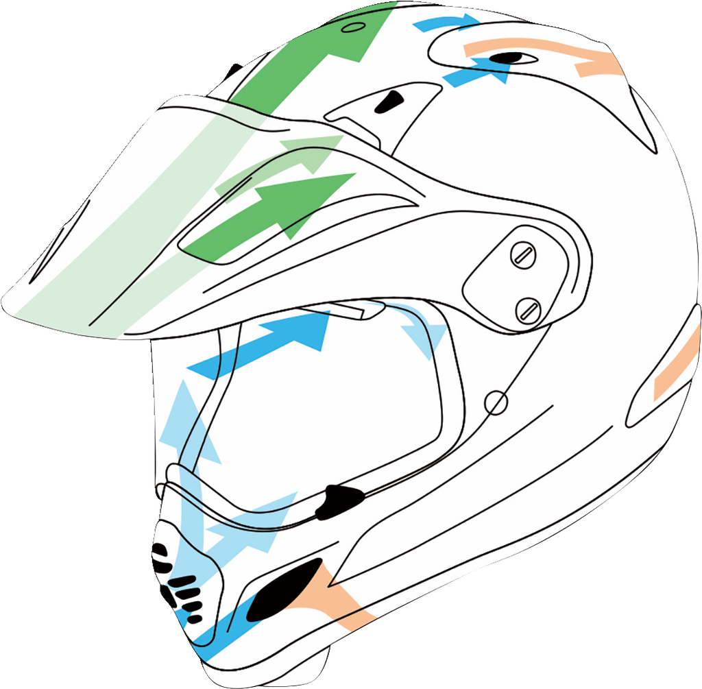 ARAI XD-4 Helmet - Africa Twin - Large 0140-0230