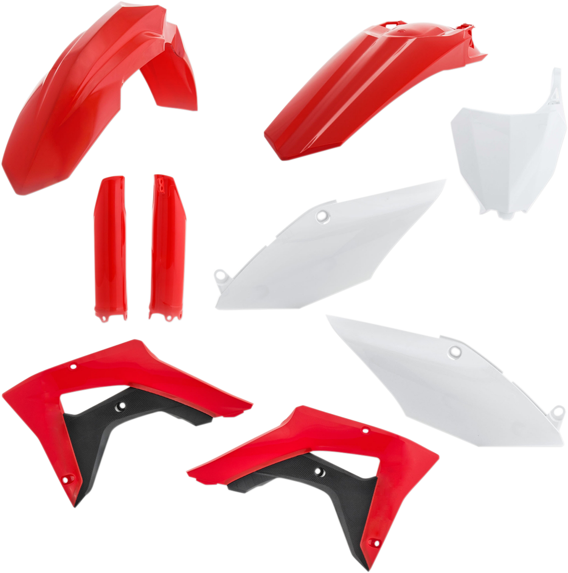 ACERBIS Full Replacement Body Kit - OEM '17 Red/White/Black 2645475569