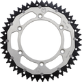 MOOSE RACING Dual Sprocket - Silver - 49 Tooth 1210-897-49-11X