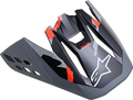 ALPINESTARS Visor S-M5 - Rover Red Fluo/Greycamo 8983821-1392