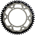 MOOSE RACING Dual Sprocket - Silver - 51 Tooth 1210-251-51-11X