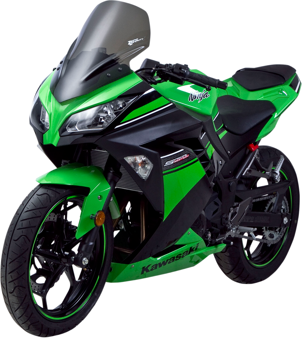 Zero Gravity Sport Winsdscreen - Smoke - Ninja 300 23-282-02