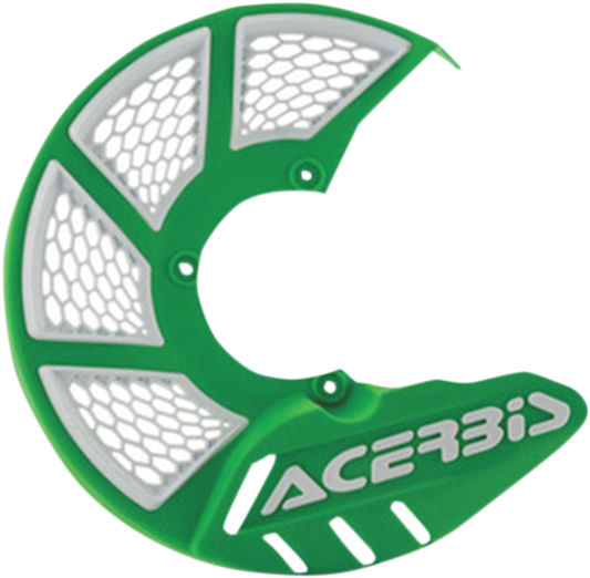 ACERBIS X-Brake Disc Cover - Green/White 2449490006