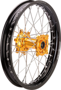 MOOSE RACING Wheel Assembly - SX-1 - Complete - Rear - Black Wheel/Blue Hub - 18x2.15 CR-21518BKBU