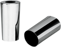 DRAG SPECIALTIES Fork Slider Covers - Chrome - Smooth - Stock Length - Replacement OEM Number 45964-86 74537