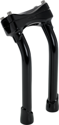 BILTWELL Risers - Murdock - Oversized - Pullback - 10" - Black 6414-201-10