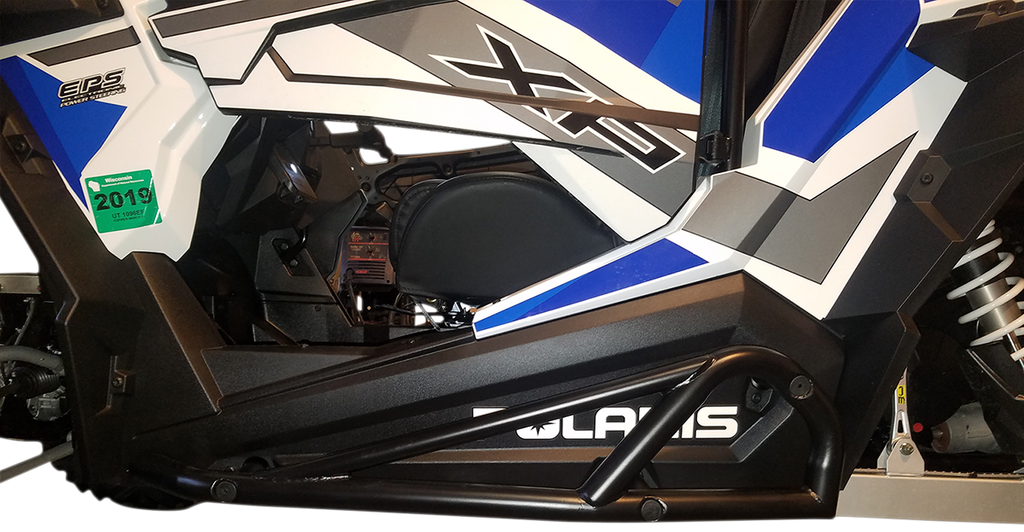 MOOSE RACING Nerf Bars - Black - RZR 2-Seater 1004-BK