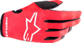 ALPINESTARS Radar Gloves Mars Red/White Lg 3561823-3120-L