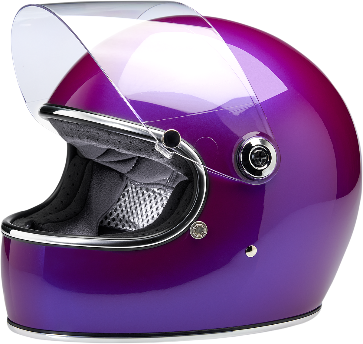 BILTWELL Gringo S Helmet - Metallic Grape - 2XL 1003-339-106