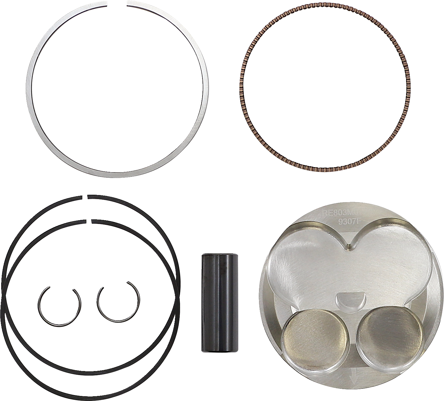 WISECO Piston Kit - Racer Elite - RM-Z 250 4-Stroke Series s RE803M07700