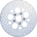 DRAG SPECIALTIES Drilled Brake Rotor - Rear - 11.5" - Harley-Davidson 060171ASP-BC648