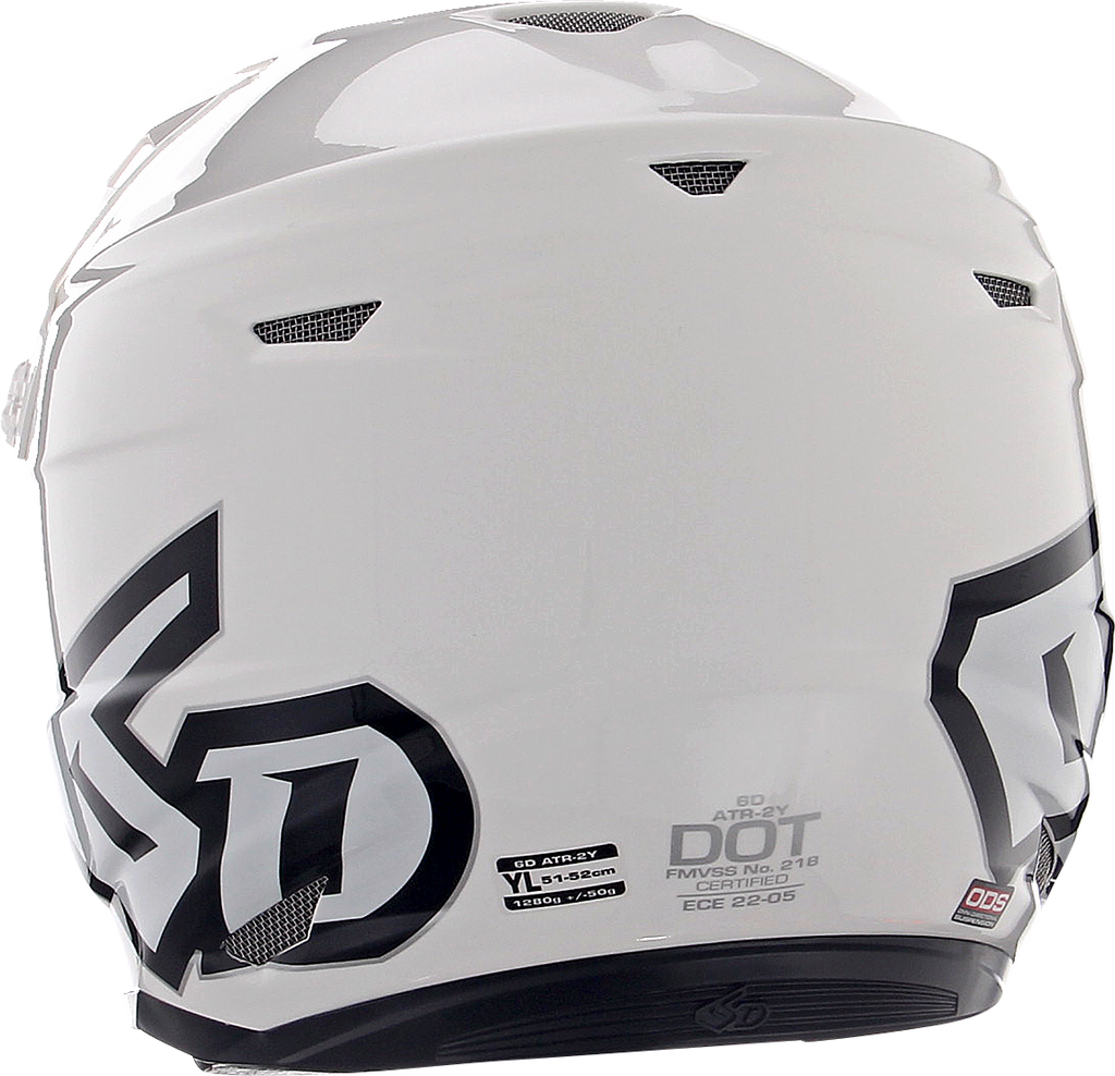 6D ATR-2Y Helmet - Gloss White - Small 11-5610