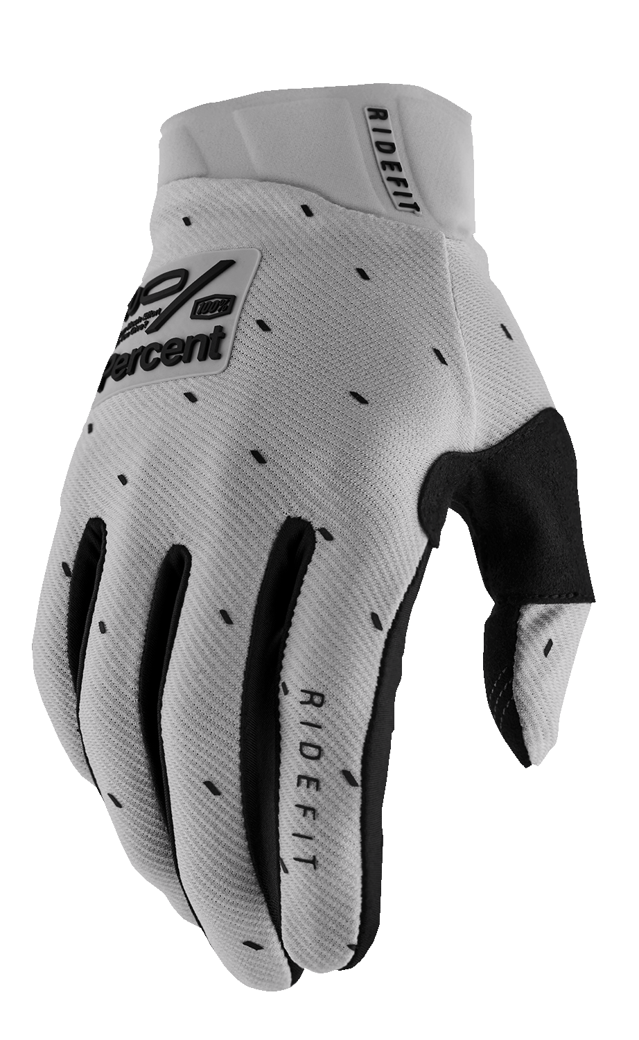 100% Ridefit Gloves - Slasher Silver - XL 10010-00043