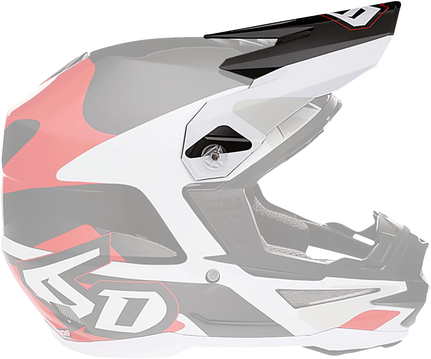 6D ATR-1 Visor - Apex - Red 72-3730