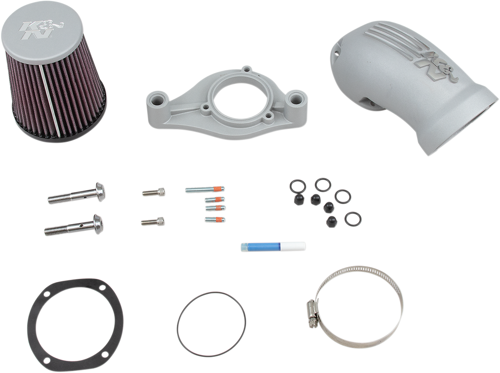 K & N Intake Kit - Silver N/F MODELS W/FAIRING LWRS 63-1139S