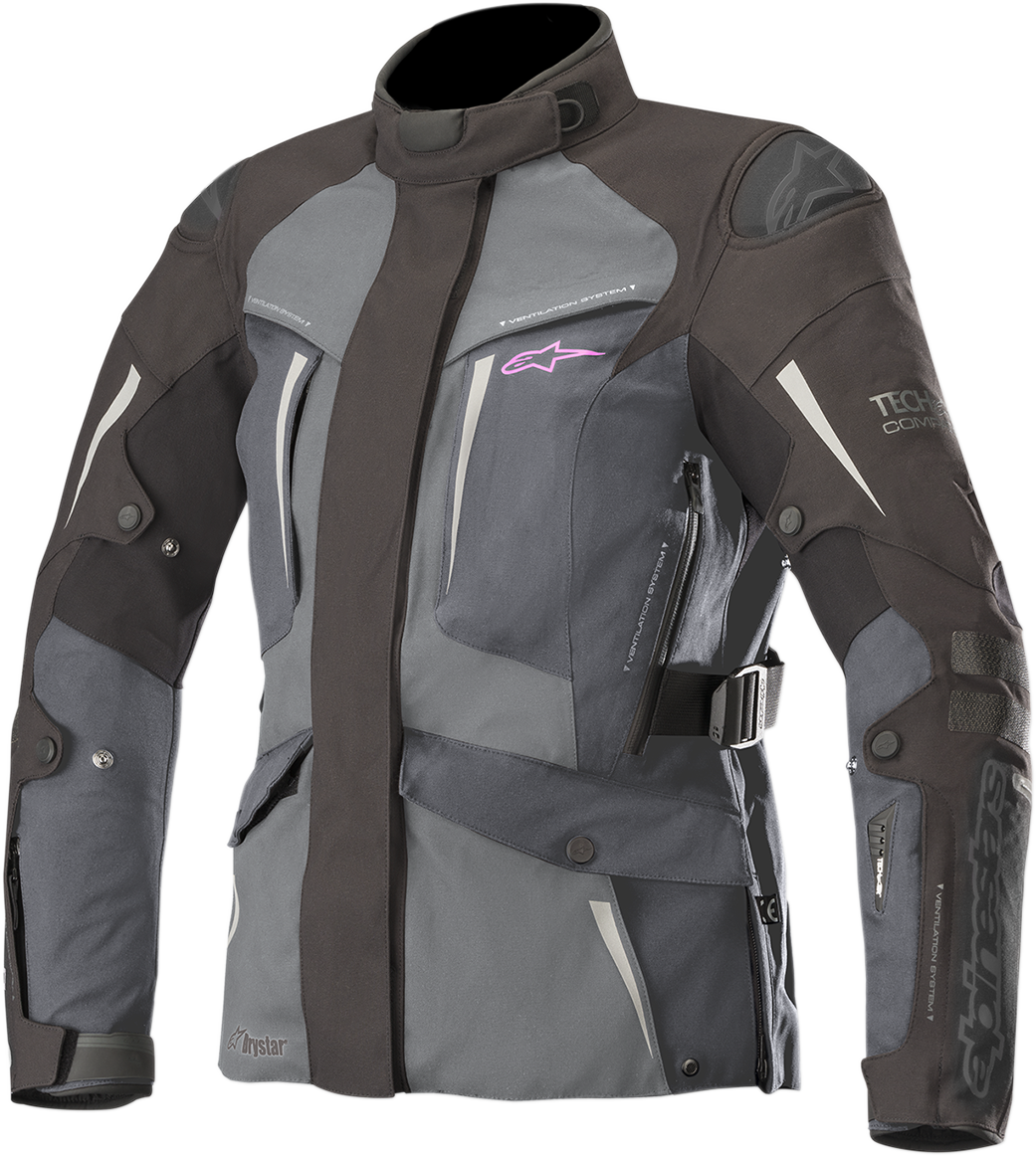 ALPINESTARS Stella Yaguara Drystar Jacket - Black/Gray - Medium 3213218-1192-M