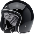 BILTWELL Bonanza Helmet - Gloss Black - Medium 1001-101-203