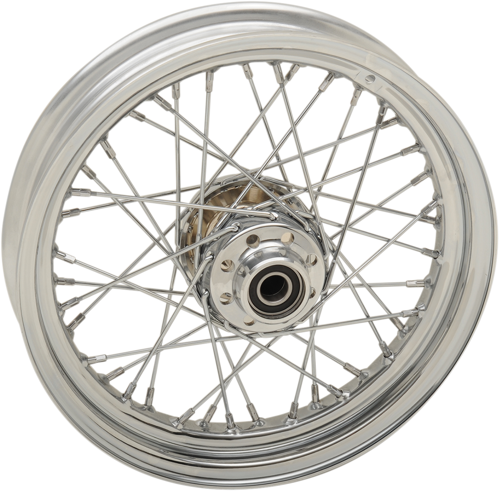DRAG SPECIALTIES Front Wheel - Single Disc/No ABS - Chrome - 16"x3.00" - '07-'17 FLST 64545A