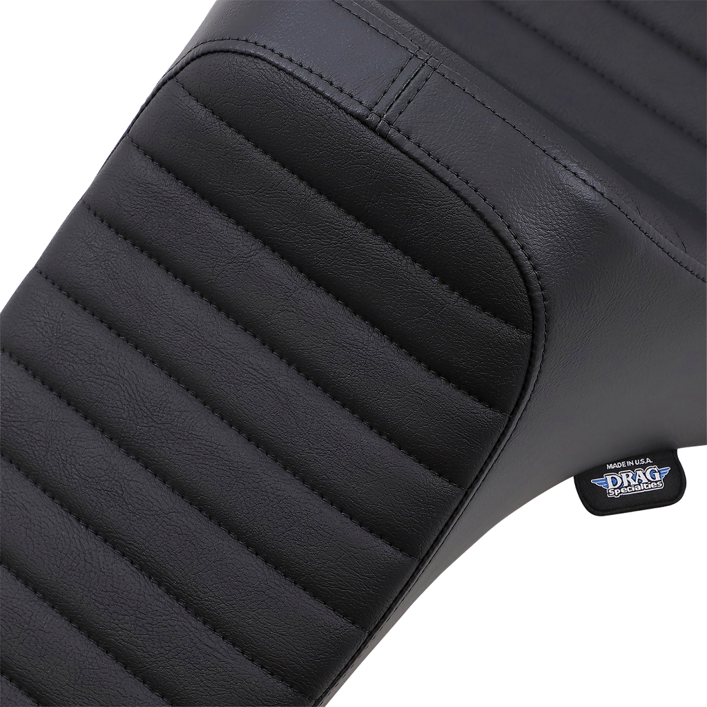 DRAG SPECIALTIES Predator III Seat - Classic Stitch - '04-'22 XL NO RUBBER BUMPERS 0804-0730
