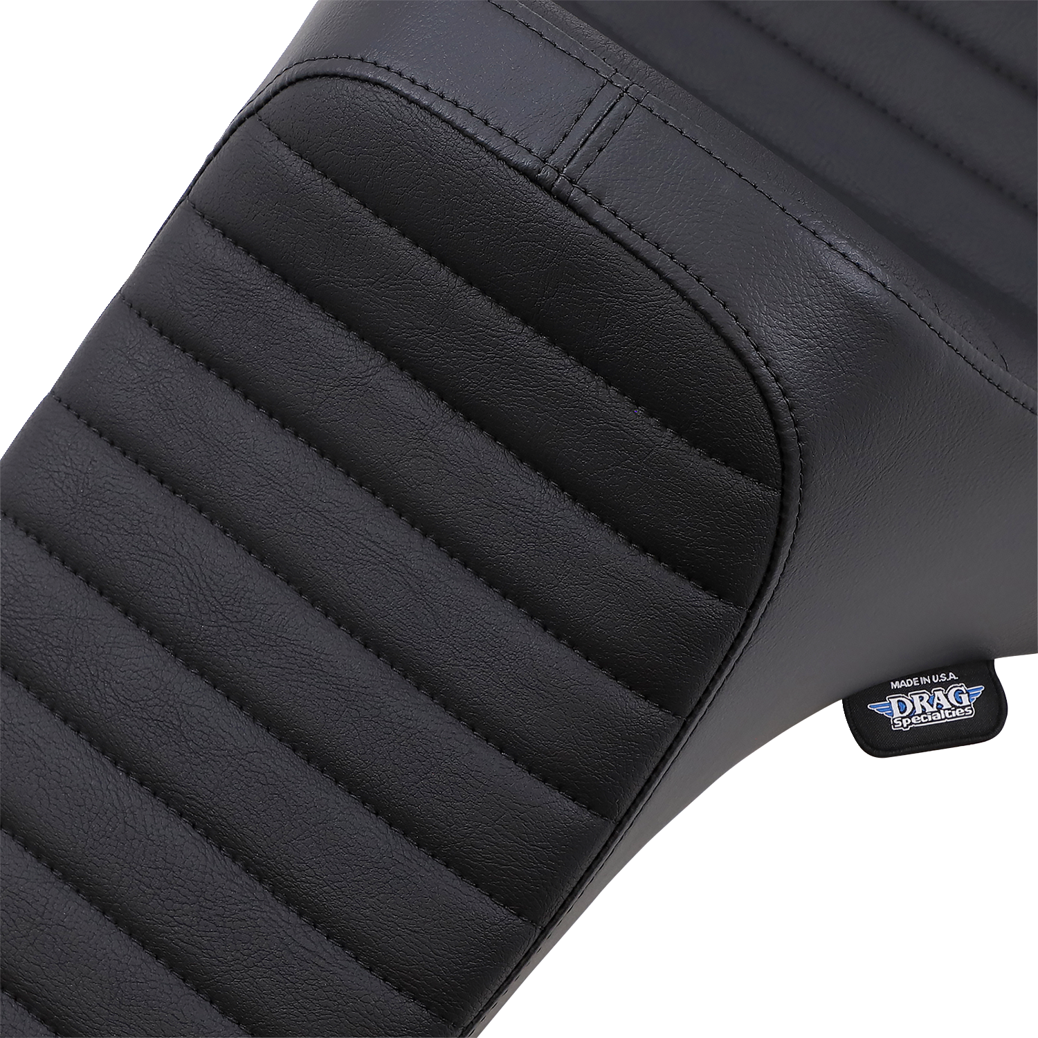 DRAG SPECIALTIES Predator III Seat - Classic Stitch - '04-'22 XL NO RUBBER BUMPERS 0804-0730