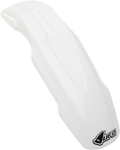 UFO Universal Supermoto Front Fender - White PA01029-041