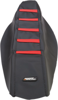 MOOSE RACING Ribbed Seat Cover - Black Cover/Red Ribs - Honda CRF45013-331RT