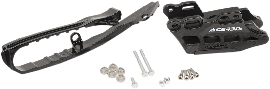 ACERBIS Chain Guide and Slider Kit - Suzuki RMZ250/450 - Black 2686630001