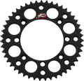 RENTHAL Sprocket - Black - 47 Tooth 121U-428-47GPBK