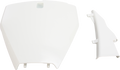 ACERBIS Front Number Plate - White 2462580002