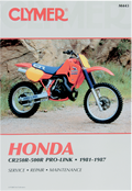 CLYMER Manual - Honda CR250-500R CM443