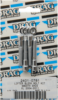 DRAG SPECIALTIES Left Smooth Bolt Kit - Black - XL MK688S