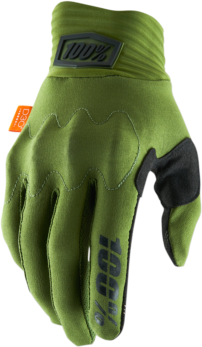 100% Cognito Gloves - Green/Black - XL 10014-00003